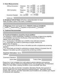 Bsbp Eye Report Form - Michigan, Page 2