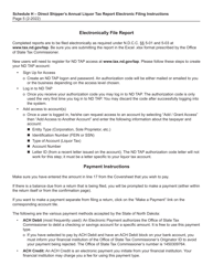 Instructions for Schedule H Direct Shipper&#039;s Annual Beer Tax Report - North Dakota, Page 5