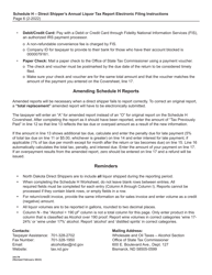 Instructions for Schedule H Direct Shipper&#039;s Annual Beer Tax Report - North Dakota, Page 6