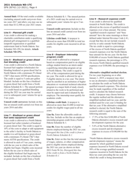 Form SFN28742 Schedule ND-1TC Tax Credits - North Dakota, Page 4