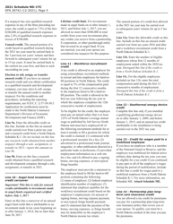 Form SFN28742 Schedule ND-1TC Tax Credits - North Dakota, Page 5