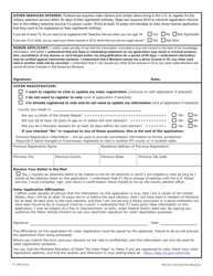 Form 11-1402 Application for Driver License (Minors Only) - Montana, Page 2