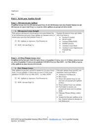 Feho Worksheet of Individualized Assessment for Credit Policy - New York (Haitian Creole), Page 2