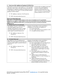 Feho Worksheet of Individualized Assessment for Credit Policy - New York (Haitian Creole), Page 6