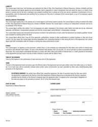 Form DNR8893 License Issuance &amp; Game Check Agreement - Ohio, Page 5