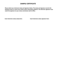 Remote Online Notarization Notice - Oregon, Page 3
