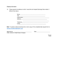 Rhode Island Hospital Discharge Data Release Assurances Form - Rhode Island, Page 4