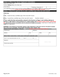 Form VS-160 Certificate of Adoption - Texas, Page 4