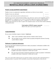 Form PGC-710-WM Renewal Dmap Application - Pennsylvania, Page 2