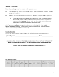 Form PGC-710-WM Renewal Dmap Application - Pennsylvania, Page 3