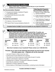 Form FM784ENG Oregon Lifeline Application - Discounted Service - Oregon, Page 2