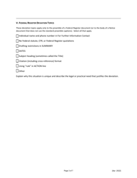 Deviation Request Form, Page 5
