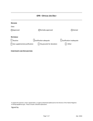 Deviation Request Form, Page 9