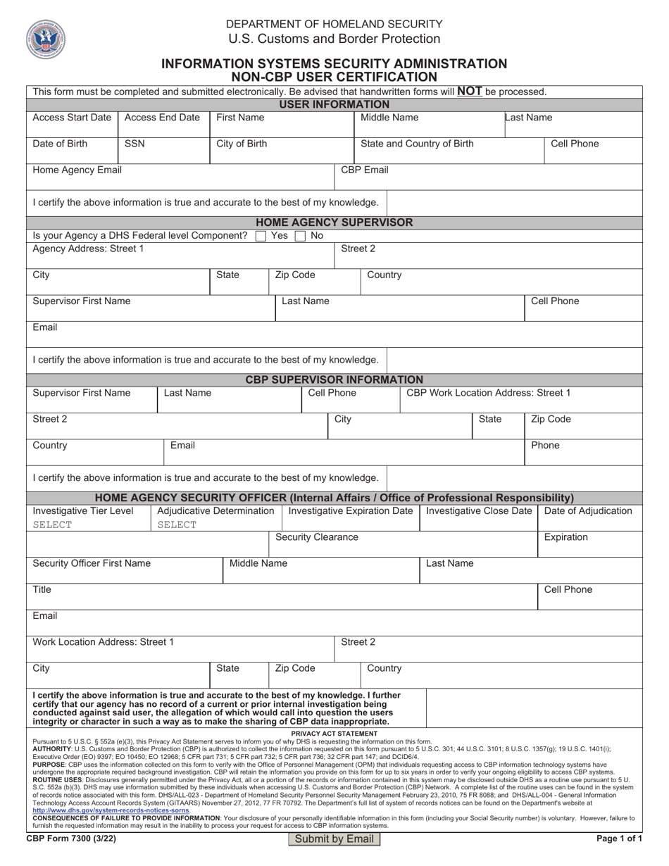 cbp-form-7300-download-fillable-pdf-or-fill-online-information-systems