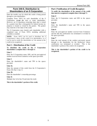 Instructions for Arizona Form 349, ADOR11192, Arizona Form 349-P, ADOR11297, Arizona Form 349-S, ADOR11298 - Arizona, Page 5