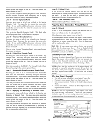 Instructions for Arizona Form 140A, ADOR10414 Resident Personal Income Tax Return (Short Form) - Arizona, Page 12