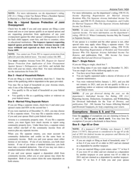 Instructions for Arizona Form 140A, ADOR10414 Resident Personal Income Tax Return (Short Form) - Arizona, Page 5