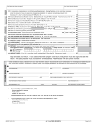 Arizona Form 140X-SBI (ADOR11401) Small Business Amended Income Tax Return for Forms 140-sbi, 140nr-Sbi and 140py-Sbi - Arizona, Page 2