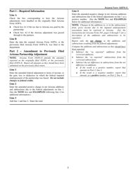 Instructions for Arizona Form 165PA-X, ADOR11318 Amendment to Arizona Form 165pa - Arizona, Page 2