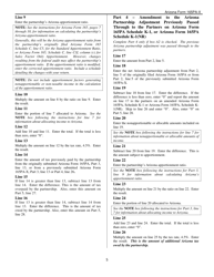 Instructions for Arizona Form 165PA-X, ADOR11318 Amendment to Arizona Form 165pa - Arizona, Page 5