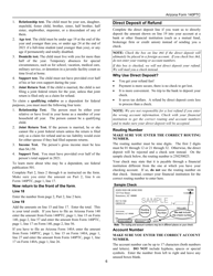 Instructions for Arizona Form 140PTC, ADOR10567 Property Tax Refund (Credit) Claim - Arizona, Page 6