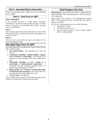 Arizona Form A1-QRT (ADOR10888) Arizona Quarterly Withholding Tax Return - Arizona, Page 10