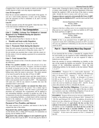 Arizona Form A1-QRT (ADOR10888) Arizona Quarterly Withholding Tax Return - Arizona, Page 9