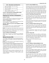 Instructions for Arizona Form 140, ADOR10413 Resident Personal Income Tax Return - Arizona, Page 25
