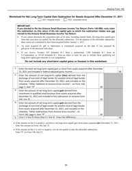 Instructions for Arizona Form 140, ADOR10413 Resident Personal Income Tax Return - Arizona, Page 30