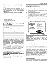 Instructions for Arizona Form 140, ADOR10413 Resident Personal Income Tax Return - Arizona, Page 4