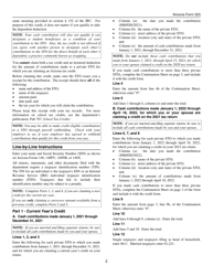 Instructions for Arizona Form 323, ADOR10941 Credit for Contributions to Private School Tuition Organizations - Arizona, Page 2