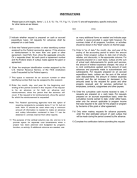 Form SF-270 Request for Advance or Reimbursement, Page 3