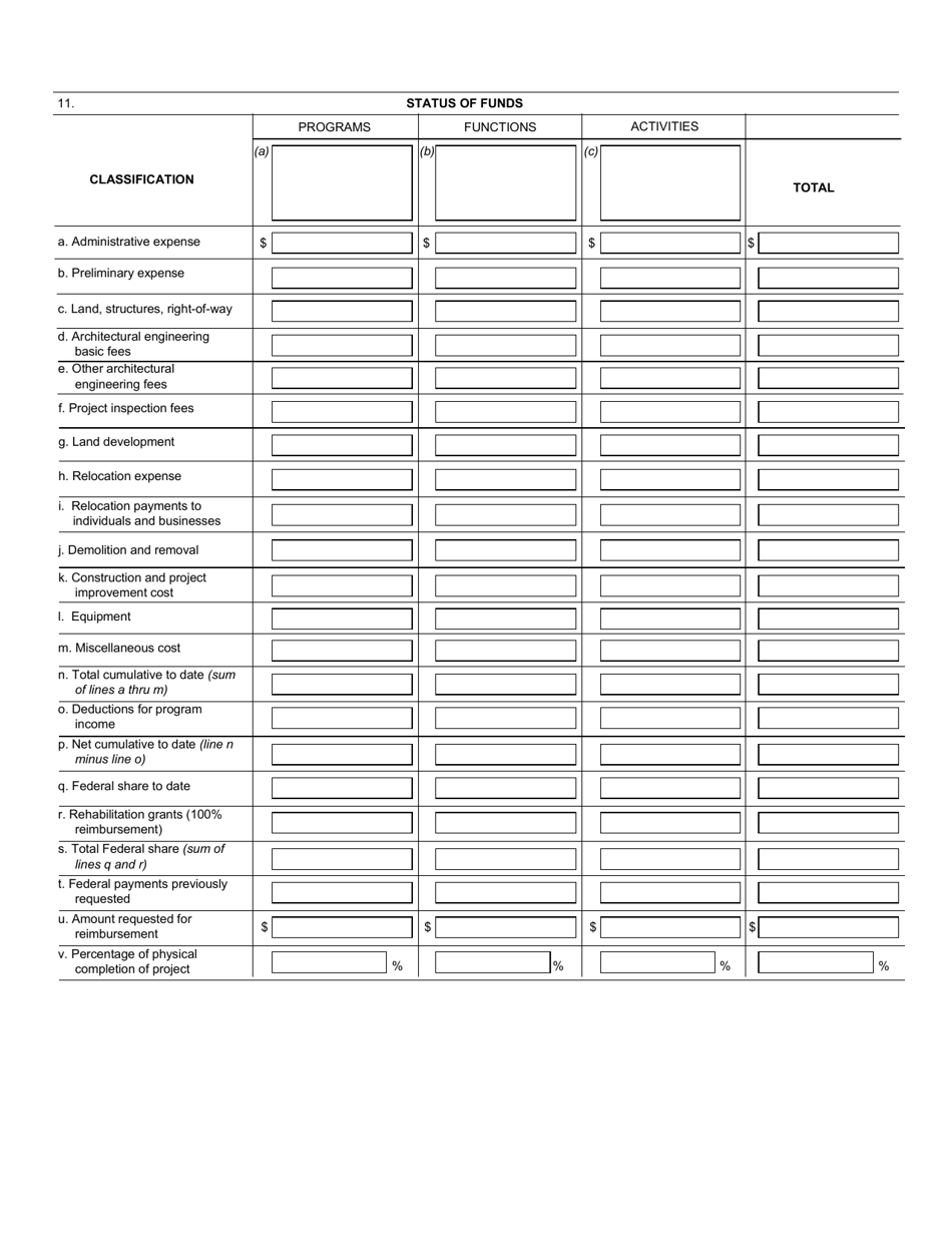 Form SF-271 - Fill Out, Sign Online and Download Fillable PDF ...