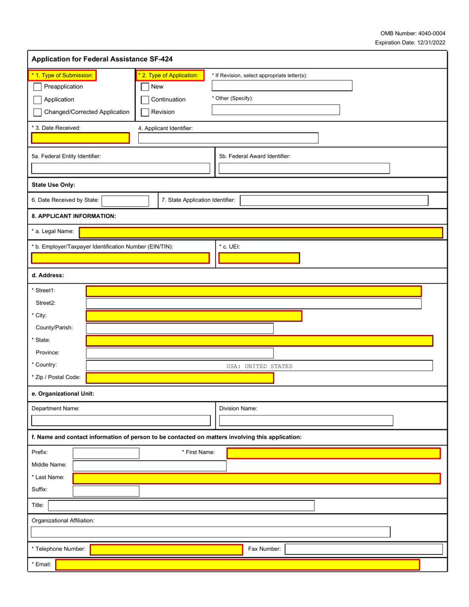 Form SF-24 - Fill Out, Sign Online and Download Fillable PDF ...