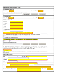 Form SF-24 Application for Federal Assistance, Page 3