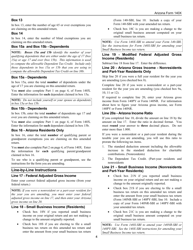 Instructions for Arizona Form 140X, ADOR10573 Individual Amended Income Tax Return for Forms 140, 140a, 140ez, 140nr and 140py - Arizona, Page 4