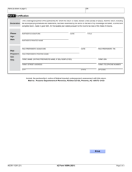 Arizona Form 165PA (ADOR11291) Credit for Qualified Facilities - Distribution to Shareholders of an S Corporation - Arizona, Page 3