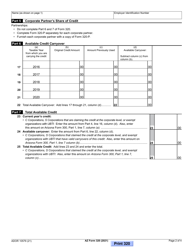 Arizona Form 320 (ADOR10579) Credit for Employment of TANF Recipients - Arizona, Page 2