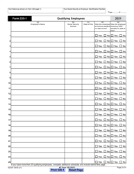 Arizona Form 320 (ADOR10579) Credit for Employment of TANF Recipients - Arizona, Page 3