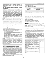 Instructions for Arizona Form 140EZ, ADOR10534 Resident Personal Income Tax Return (Ez Form) - Arizona, Page 5