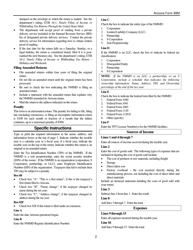 Instructions for Arizona Form 99M, ADOR11362 Arizona Nonprofit Medical Marijuana Dispensary Annual Information Return - Arizona, Page 2