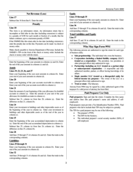 Instructions for Arizona Form 99M, ADOR11362 Arizona Nonprofit Medical Marijuana Dispensary Annual Information Return - Arizona, Page 3