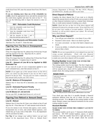 Instructions for Arizona Form 140PY-SBI, ADOR11408 Small Business Income Tax Return - Arizona, Page 12