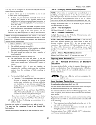 Instructions for Arizona Form 140PY, ADOR10149 Part-Year Resident Personal Income Tax Return - Arizona, Page 21