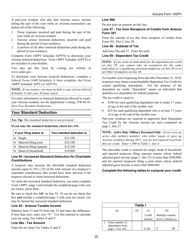 Instructions for Arizona Form 140PY, ADOR10149 Part-Year Resident Personal Income Tax Return - Arizona, Page 22