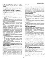 Instructions for Arizona Form 140PY, ADOR10149 Part-Year Resident Personal Income Tax Return - Arizona, Page 2