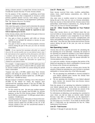 Instructions for Arizona Form 140PY, ADOR10149 Part-Year Resident Personal Income Tax Return - Arizona, Page 9