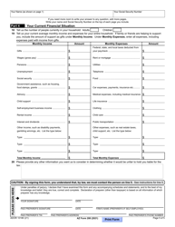 Arizona Form 200 (ADOR10180) Request for Innocent Spouse Relief and Separation of Liability and Equitable Relief - Arizona, Page 5