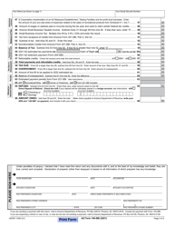 Arizona Form 140-SBI (ADOR11400) Small Business Income Tax Return - Arizona, Page 2