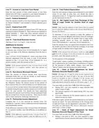 Instructions for Arizona Form 140-SBI, ADOR11400 Small Business Income Tax Return - Arizona, Page 5